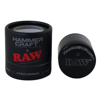 Raw Grinder x Hammercraft Negro 4 Partes
