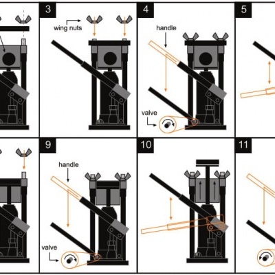 Prensa 8 Toneladas Redonda