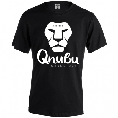 Qnubu Men's Black T-shirt