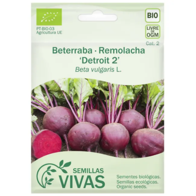Beterraba Detroit Globe BIO (Sementes Vivas)