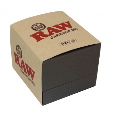 Caixa de embalagem em cartão RAW Championship Ring tamanho 10