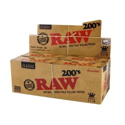RAW 200 KING SIZE SLIM CLASSIC (Caixa)