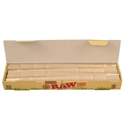 RAW ORGANIC CONES KING SIZE (32unidades)