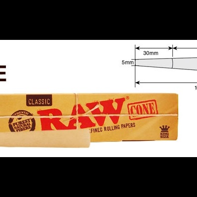 RAW CLASSIC CONES KING SIZE SLIM (32 unid)