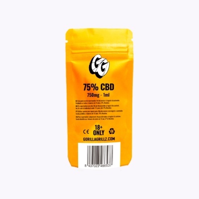 Gorilla Grillz Vaporizador CBD 75% Zkittlez 1ml