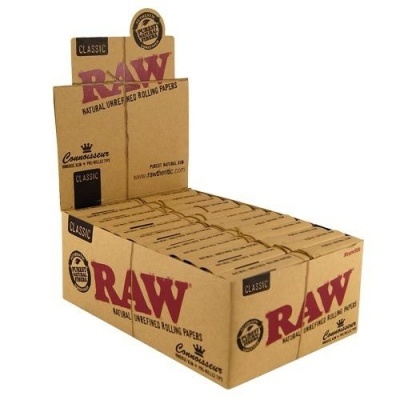 RAW CONNOISSEUR 1/4 PREROLLED (Caixa)