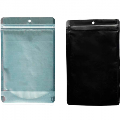 Black Anti-odor Zip Bags (Pack 50pcs)