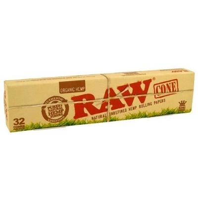 RAW ORGANIC CONES KING SIZE (32unidades)