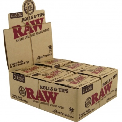 RAW MASTERPIECE ROLO+FILTROS (Caixa)