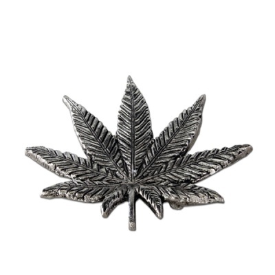 Porta-incenso de Metal Leaf