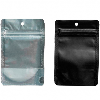 Black Anti-odor Zip Bags (Pack 50pcs)