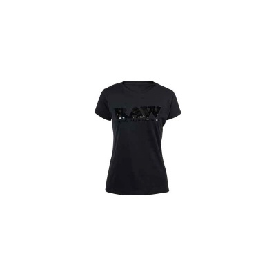 RAW GIRL T-SHIRT BLACK