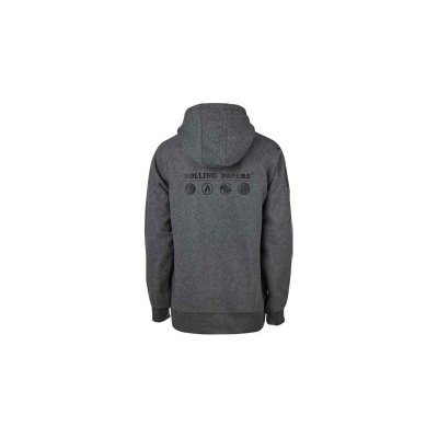 RAW ZIP HOODIE GREY