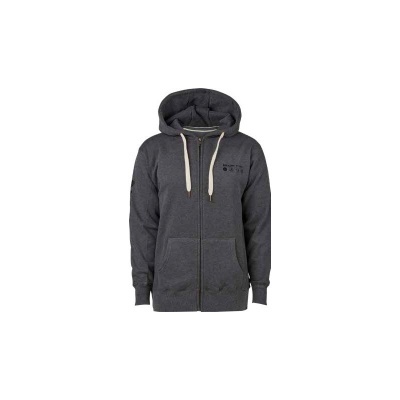 RAW ZIP HOODIE GREY