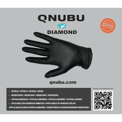 Qnubu Diamond Professional Nitrile Gloves (200 Pcs.)