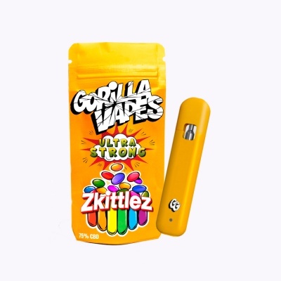 Gorilla Grillz Vaporizador CBD 75% Zkittlez 1ml