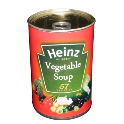 Camuflagem Heinz Sopa legumes