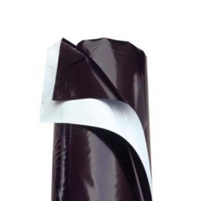 Plástico Reflector Branco/Preto 2x1m