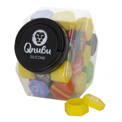 Qnubu Silicone Hexagon Bottle 26ml (Display XL 40Und)