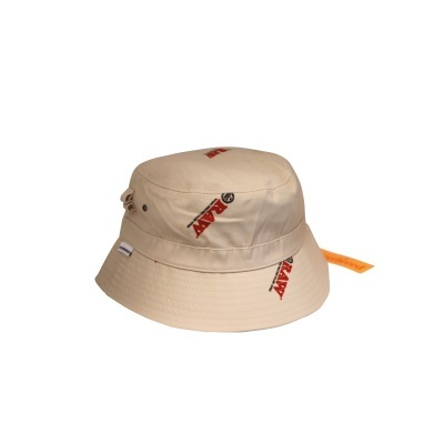 RAW BUCKET HAT BEGE