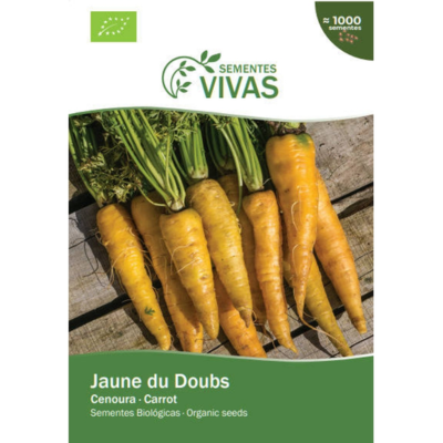 Cenoura Jaune du Doubs BIO (Sementes Vivas)