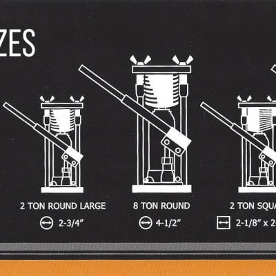 Prensa 8 Toneladas Redonda