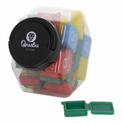 Qnubu Silicone Square Keychain 9ml (Display L 35Und)