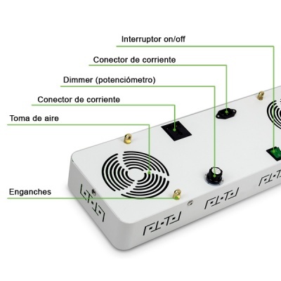 LED Super COB 200w Grow&Bloom (regulavel)