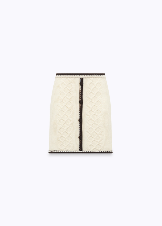 Wool Blend Mini Skirt Wool Blend Mini Skirt