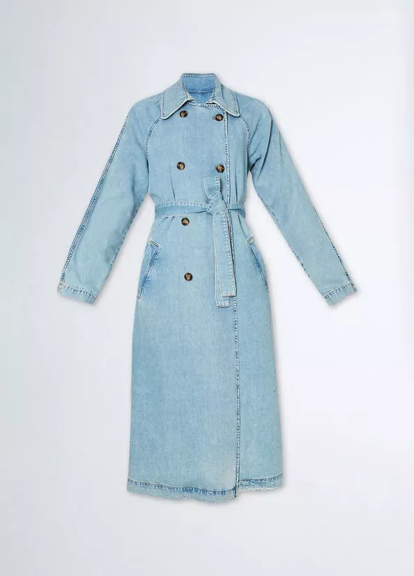 Denim Trench Coat Denim Trench Coat