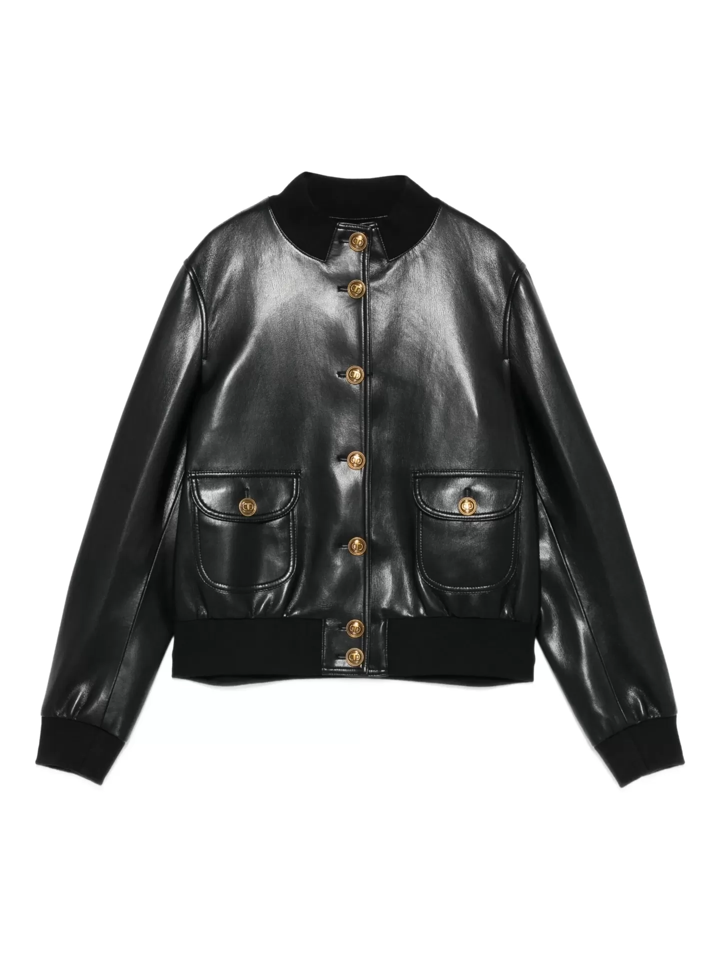 Faux Leather Jacket Black Faux Leather Jacket Black