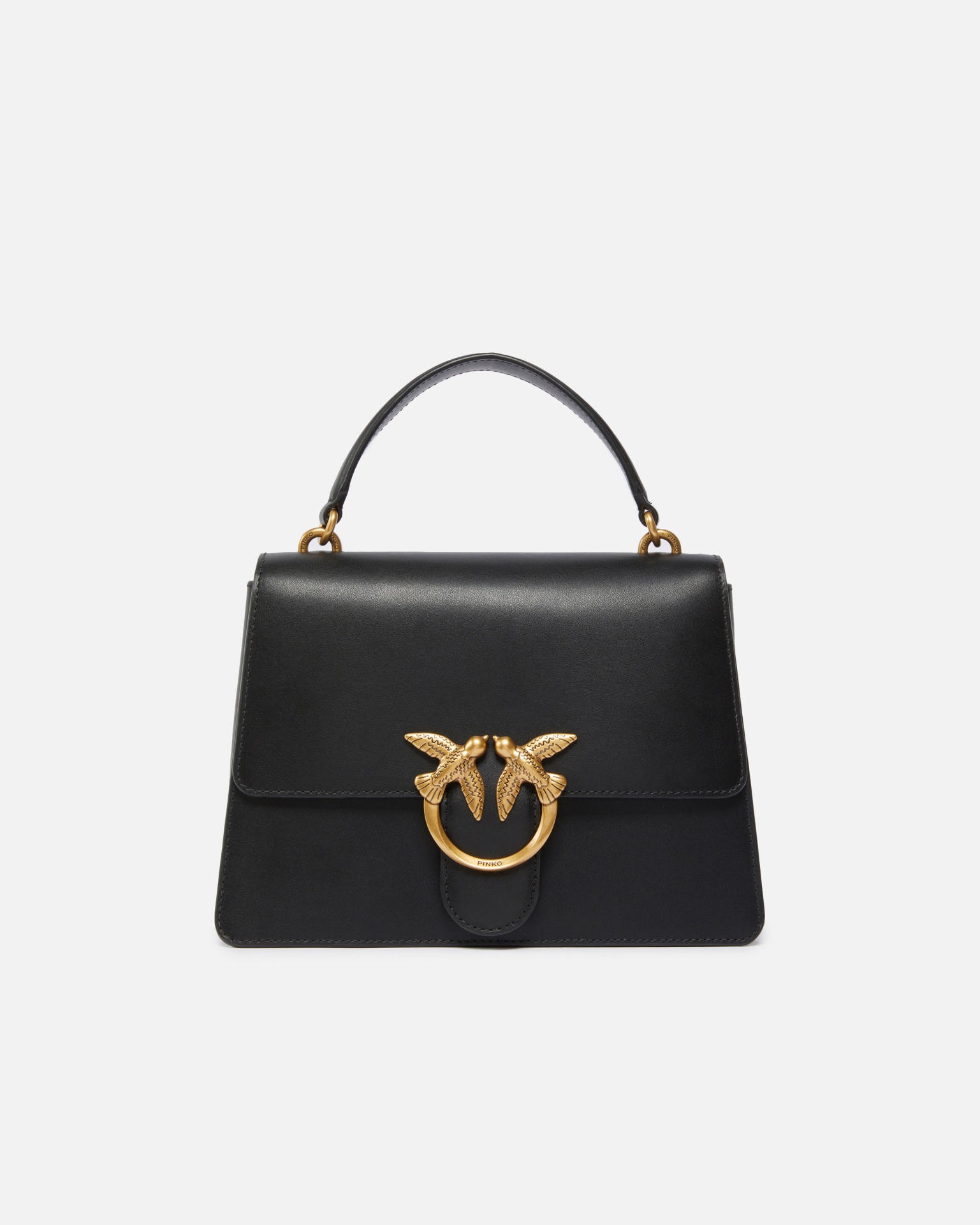 Black Mini Love Bag One Top Handle Light