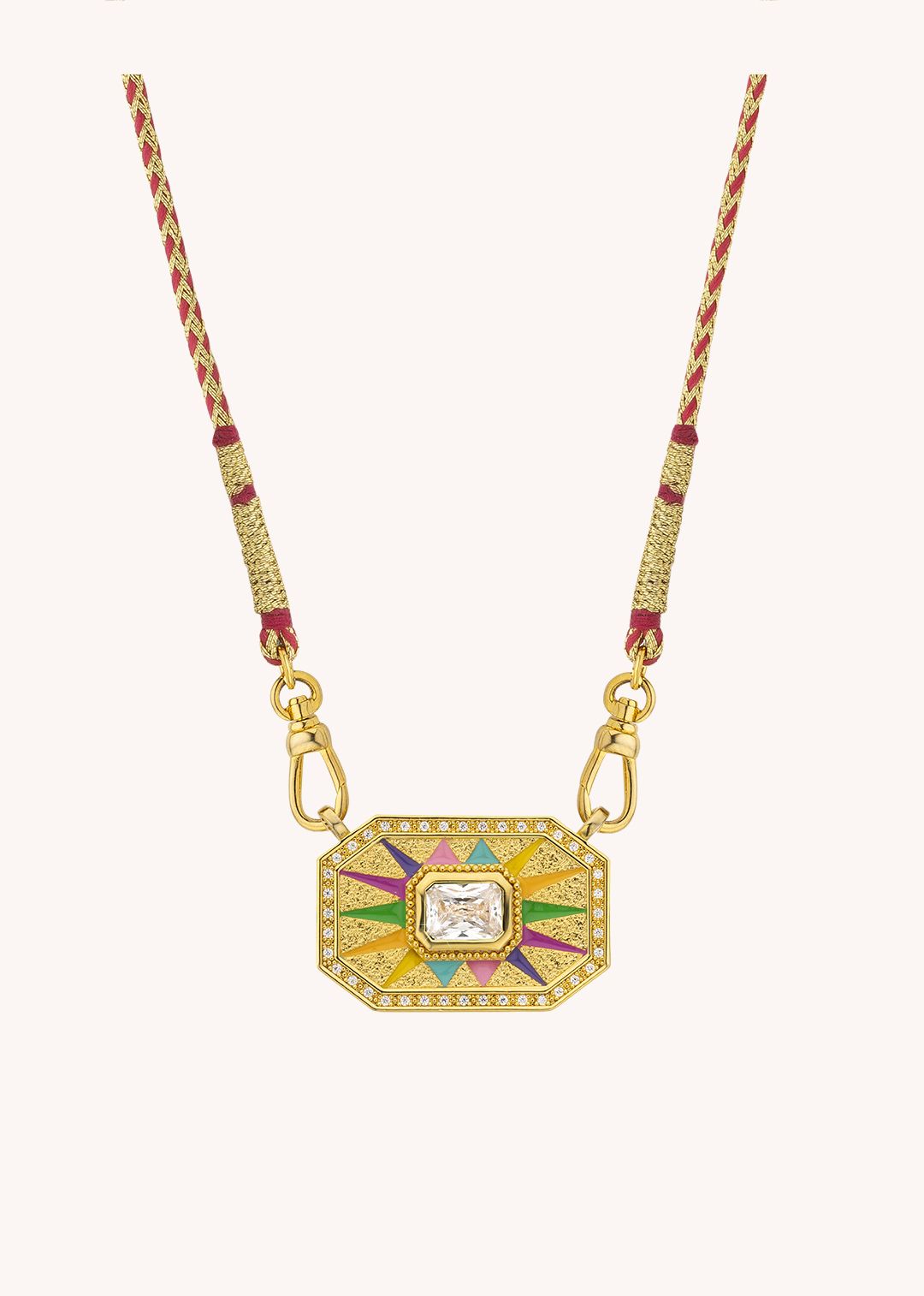 MYA-BAY Light Rainbow Yucatan Necklace MYA-BAY Light Rainbow Yucatan Necklace