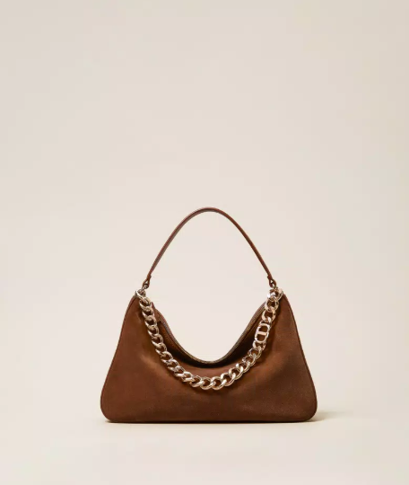 'Liliane' medium suede bag 'Liliane' medium suede bag