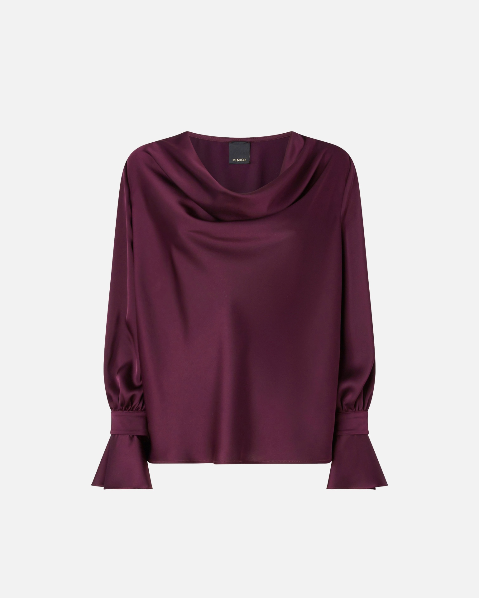 Relaxed-fit satin blouse Relaxed-fit satin blouse