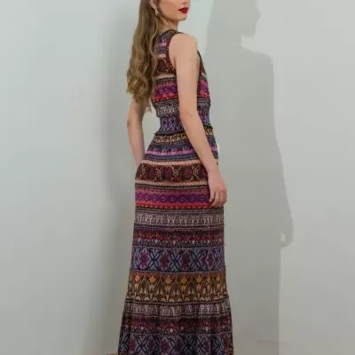 Long Knit Dress Celia