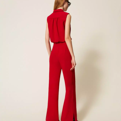 Crêpe cady blouse and trousers Crêpe cady blouse and trousers