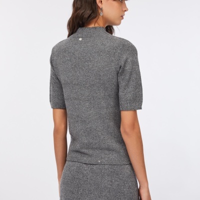 Top with micro-sequins