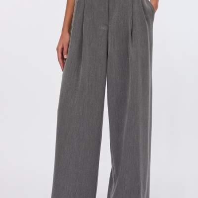Palazzo trousers with belt