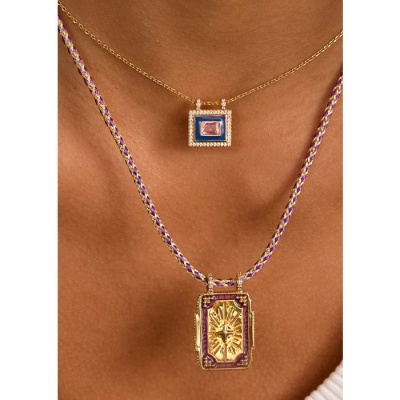 MYA-BAY Navy El Paso Necklace MYA-BAY Navy El Paso Necklace