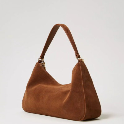 'Liliane' medium suede bag