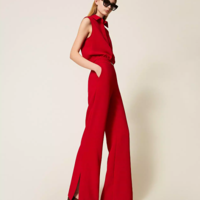 Crêpe cady blouse and trousers Crêpe cady blouse and trousers