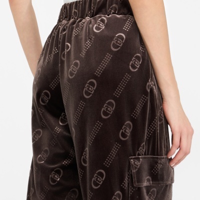 Chenille jogging pants