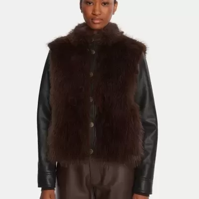 Panelled-design long-sleeve jacket Panelled-design long-sleeve jacket