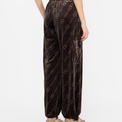 Chenille jogging pants