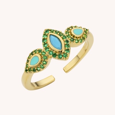 MYA-BAY Turquoise Mademoiselle Ring