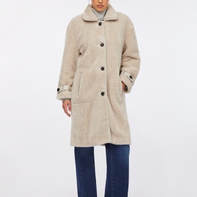 Teddy fabric coat