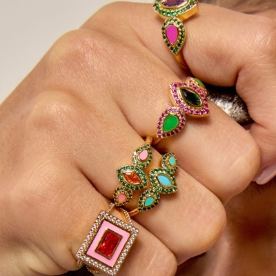 MYA-BAY Pink Madmoiselle Ring