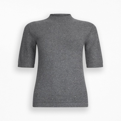 Top with micro-sequins