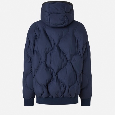 Padded bomber jacket with hood